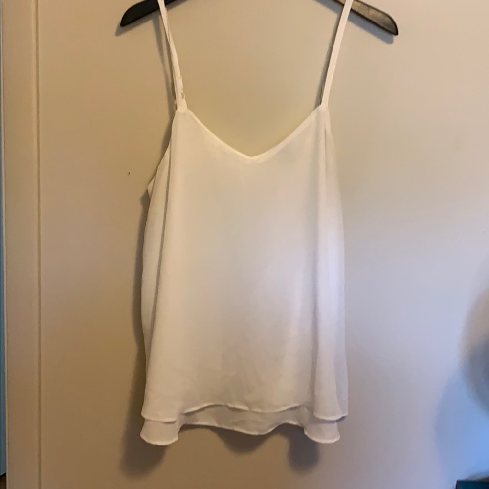 Torrid 00 White Loose-fit Tank - Picture 1 of 2